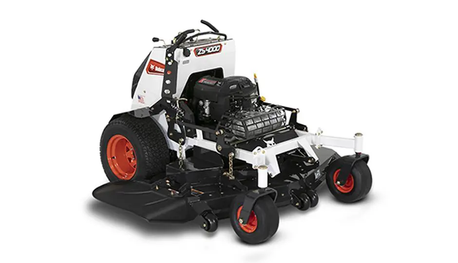 New Bobcat ZS4000 Zero- Turn Mowers for sale. With a compact size, extra ground clearance & large drive tires, the ZS4000 zero-turn stand-on mower is ideal for commercial mowing. See ZS4000 details.